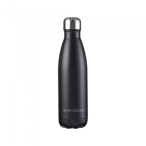 Botella 500 ml HOME CONCEPT Acero inox matt Black 