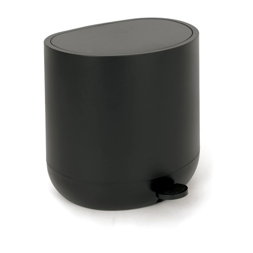  Cesto Carol con Pedal 5 L Negro 