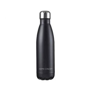 Botella 500 ml HOME CONCEPT Acero inox matt Black 